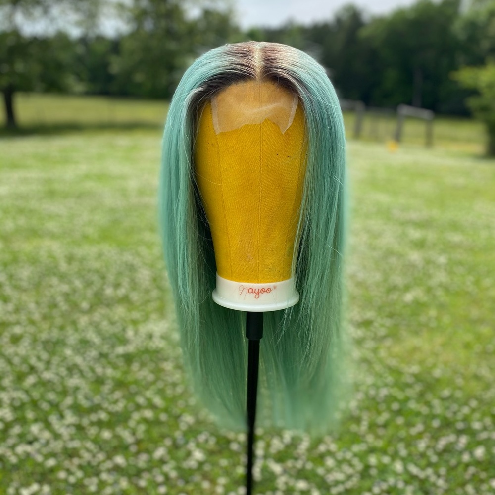 Lace front 4x4 handmade human hair wig